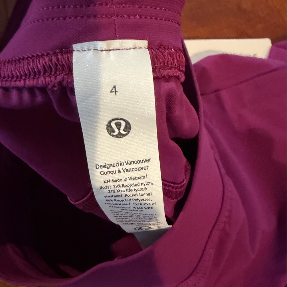 Lululemon Adapted State High-Rise Jogger Regular Size 4 Chilled Grape NWT - Picture 10 of 12